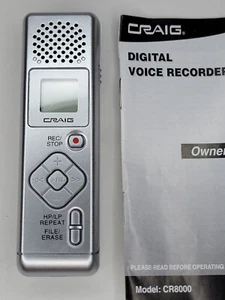 Digital Voice Recorder CR8000 - Tested and in Working Condition  - Picture 1 of 7