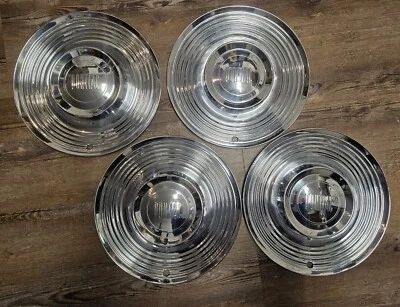 1955 PONTIAC STARCHIEF 首席 CATALINA 15 英寸轮毂 4 件套通用原始设备制造商 PMD — 第 1/4 张图片