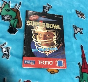 Nintendo NES Video Game Instruction Manual Tecmo Super Bowl