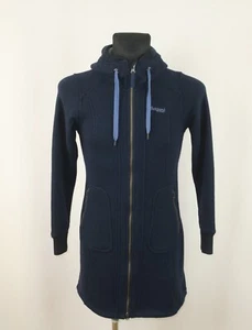 BERGANS OF NORWAY WOMENS NAVY WOOL HOODED COAT  1880 MYRULL LADY COAT size S - Picture 1 of 10