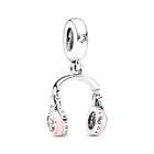 Pink Headphones  Sterling Silver Charm Pandora Ale  S925 #797902en160 C14