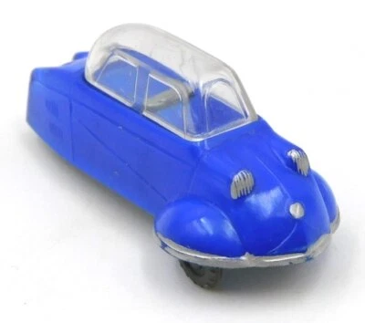 Siku Messerschmitt bubble car scooter V30 plastic car 1:60 Germany plastik - Immagine 1 di 4