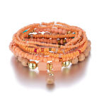 Pendentif perles en pierre style bohème bijoux à main perles turquoise bracelet cadeau