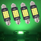 4X 42MM 211-2 212-2 578 Colorful LED Interior Map Light Bulbs for Chevy Chrysler