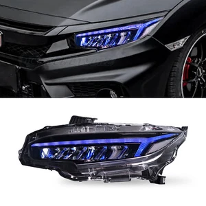 Faros LED RGB para Honda Civic 2016-2021 faros delanteros arranque animación 2 piezas - Imagen 1 de 18
