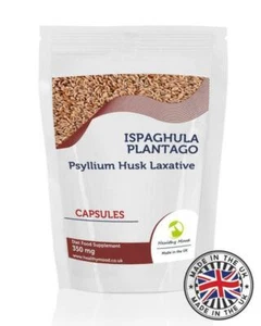 Ispaghula Plantago 350mg Psyllium Husk Kapseln gesunde Stimmung - Bild 1 von 12