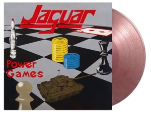 JAGUAR - Power Games 2023 Dutch 180 Gram Red & Silver Vinyl LP New - Picture 1 of 1