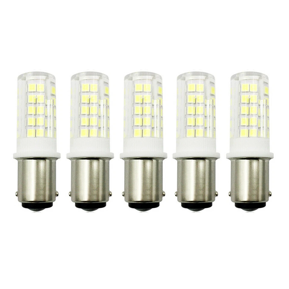 5pcs BA15D 64LED 6W 120V Ceramic Light for Vacuum Cleaner/Sewing Machine USA H - Image 1 of 1