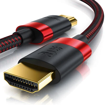 CSL Primewire Premium HDMI Kabel 2.1 - 8k @ 120 Hz (mit DSC) 7680 x 4320 UHD II 1,5m