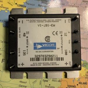 VICOR VI-J31-EW Isolated 100W DC/DC converter 48VDC (nom) 42-60VDC - 12VDC Out - Picture 1 of 10