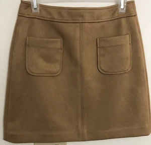 LOFT Wildlederimitat Etuikleid Größe 4P Vordertaschen Reißverschluss hinten gefüttert - Bild 1 von 8