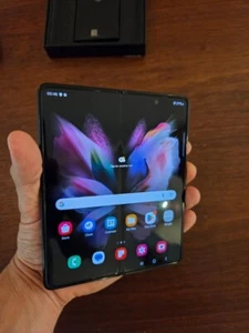 Samsung Galaxy Z Fold 3 5G - 256/12 Go - Black - SM-F926B/DS - Unlocked - Photo 1 sur 13