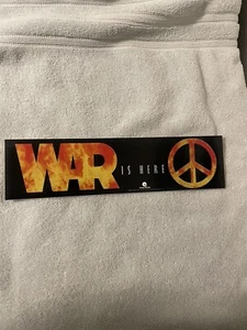 WAR BAND 1994 PROMO STICKER FOR PIECE SIGN ALBUM RELEASE - Picture 1 of 3