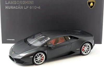 1:12 AUTOart Lamborghini Huracan LP 610-4 Nero Nemesis/Matt Black 12096 - Immagine 1 di 4
