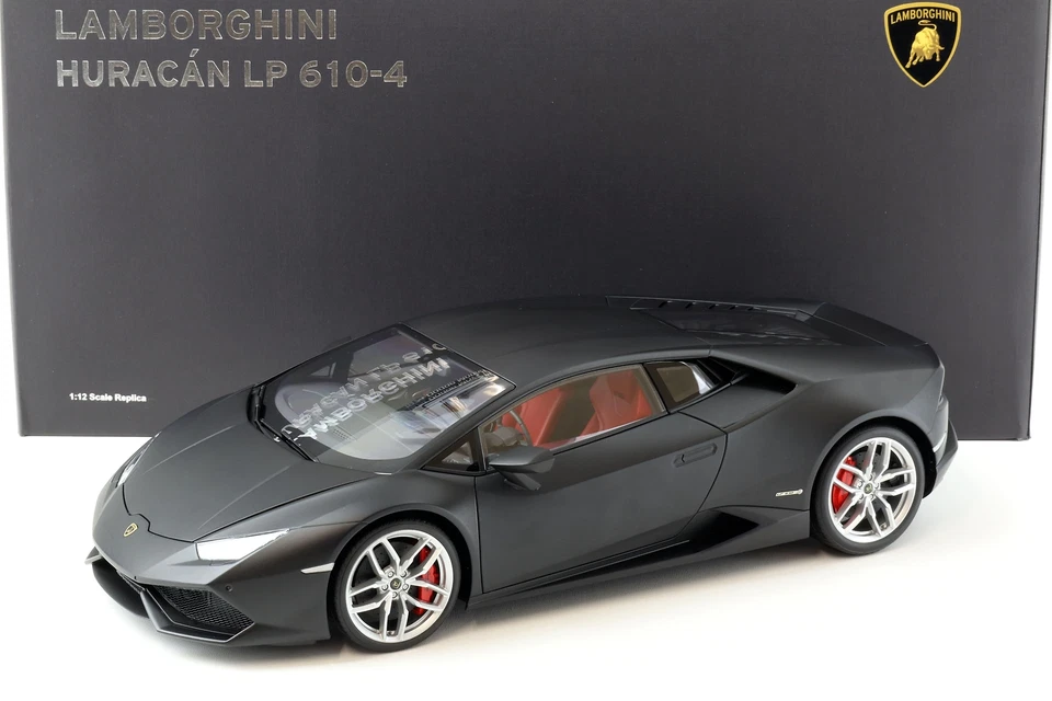AUTOART 12096 LAMBORGHINI - HURACAN LP610-4 2014 - MATT BLACK - 1/12