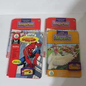 Leap Frog LeapPad Lot of Books - Spiderman, Mother Goose, Interactive Books - Picture 1 of 4
