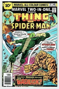 Marvel Two-In-One #17 Marvel 1976 FN+ (6.5) Thing & Spider-Man 10P Edition - Picture 1 of 2