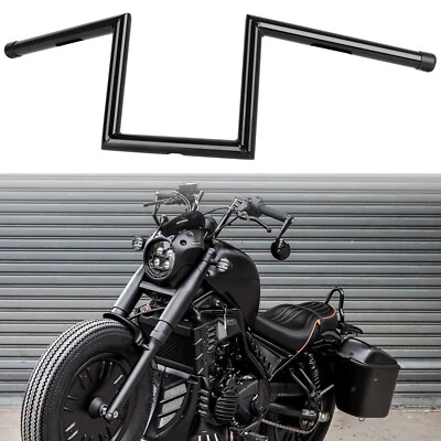 Para Honda Rebel CMX 500 300 250 Moto Arrastre 1" 25mm Manillar 8" Elevación Z-Bar Foto 1 de 4