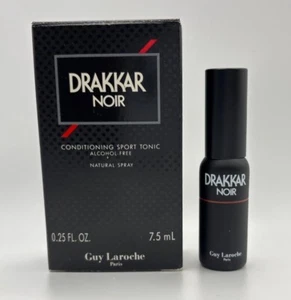 Drakkar Noir Conditioning Sport Tonic 0.25 Fl Oz 7.5 ml NAtural Spray - Picture 1 of 6