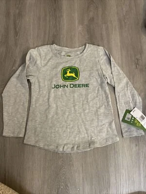 John Deere 6 Girls Long Sleeve Glitter Shirt - Image 1 of 2