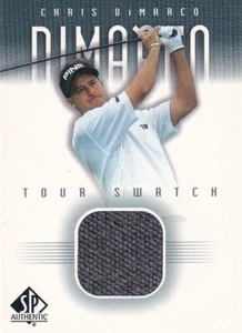 UPPER DECK 2001 SP AUTHENTIC CHRIS DIMARCO #CD-TS TOUR SWATCH RELIC CARD - Bild 1 von 2