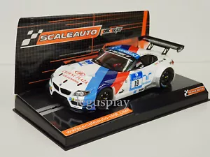 Slot car Scalextric Scaleauto SC-6032 BMW Z4 GT3 #19 24H. Nurburgring 2013 - Imagen 1 de 7