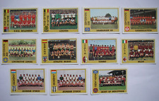 PANINI EURO FOOTBALL 1976 authentiques 11 vignettes équipe MILAN BILBAO TORINO