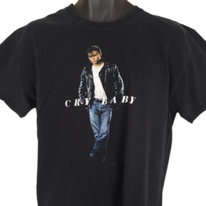 Cry Baby T Shirt Mens Size Large Black John Waters Johnny Depp Movie Tee - Picture 1 of 7