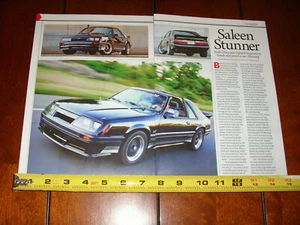 SALEEN MUSTANG ORIGINAL ARTIKEL 2013 von 1985 - Bild 1 von 6