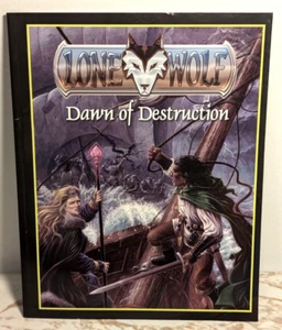 Dawn of Destruction - Lone Wolf D20 RPG tabletop game SUPER RARE! mongoose matt - Picture 1 of 6