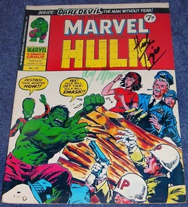 MIGHTY WORLD OF MARVEL #121~UK~FIRMATO STAN LEE~TRIMPE~ROY THOMAS~’75~COA~DR DOOM - Foto 1 di 11