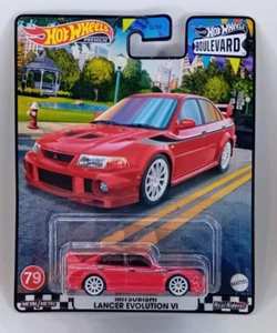 Hot Wheels Boulevard - Premium - Mitsubishi Lancer Evolution VI - 79 - NEU & OVP - Bild 1 von 2