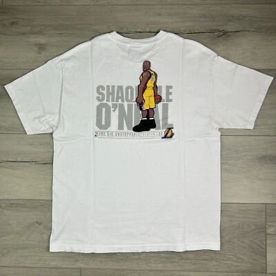 CAMISETA VINTAGE NIKE SHAQUILLE O'NEAL XL Shaq Big Imparable Caricature Lakers Foto 1 de 4