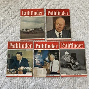 PATHFINDER MAGAZINE 5 issues 1946/47/48 World War II Updates, US News, History - Picture 1 of 1
