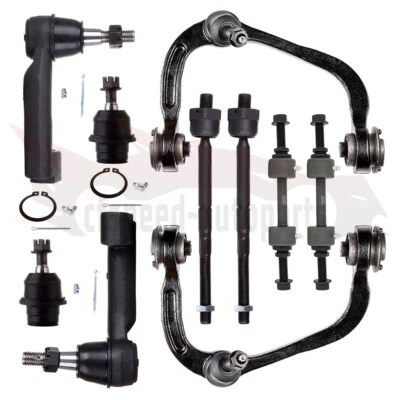 Kit de extremo de barra de amarre de brazos de control superiores delanteros de 10 piezas para Ford Expedition 2007-2015 Foto 1 de 4