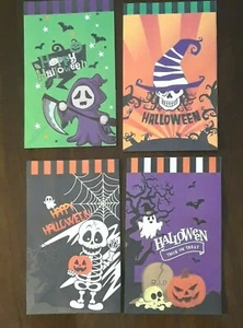 48 Halloween Treat / Goodie Bags + Stickers New Candy Toy Party Favor Supplies - Picture 1 of 12