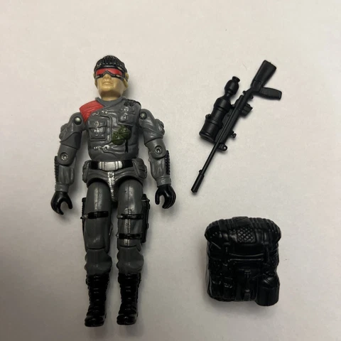Gi Joe 3.75 Action Figure Loose Low Light 1986 L4 Cover