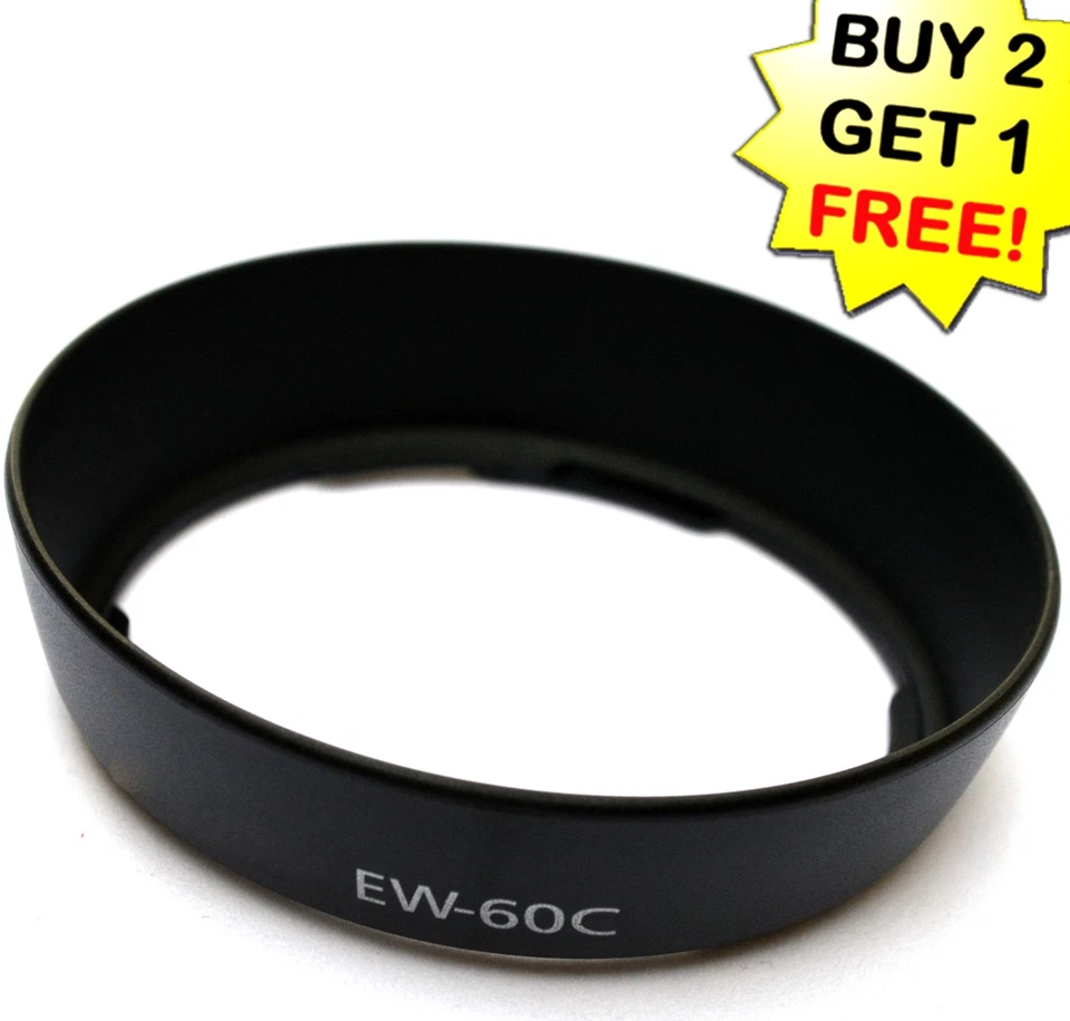 ELEFLORIDA EW-60C EW60c Lens Hood for CANON EF-S 18-55mm F/3.5-5.6 USM, EF 28-90 F/3.5-5.6