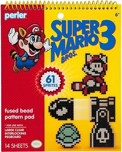 Perler Beads Super Mario Bros 3 Pattern Pad 14 Pages - 61 Designs! Craft Book - Picture 1 of 11