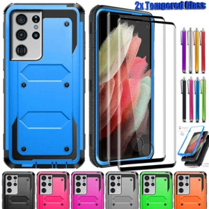 For Samsung Galaxy S23 S20 S21 Ultra Plus 5G Phone Case Cover + Screen Protector - Picture 1 of 88