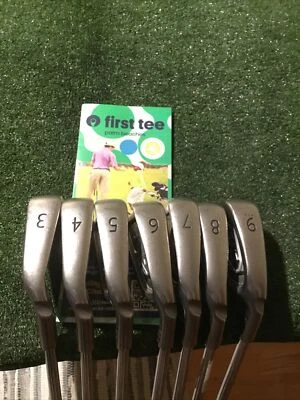 Ping i15 Black Dot Irons Set 3-9 Irons Stiff AWT Steel Shafts - Image 1 of 4