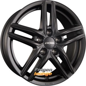 4x RONAL R65 Jetblack-Matt 6,5x16 ET35 4x98 - Bild 1 von 2