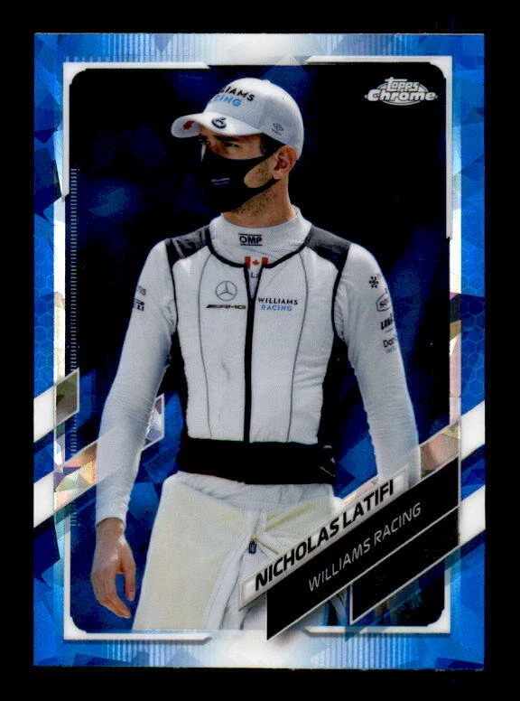 2021 Topps Chrome Formula 1 Sapphire Edition #42 Nicholas Latifi Williams - Image 1 of 2