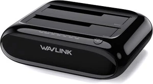 WAVLINK USB 3.0 SATA for 2.5"/3.5" Hard Drive Docking Station Offline Clone UASP - Picture 1 of 14