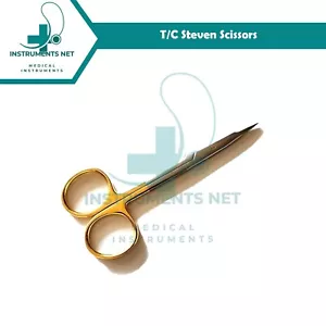 T/C Steven Scissors 4.5" Straight Surgical Dental Instrument - Picture 1 of 6