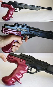 VERY RARE VINTAGE 80'S GREEK 17" SPACE RAY GUN FLASH GORDON TSIOTAS GREECE NEW ! - Picture 1 of 11