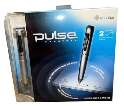 Livescribe Pulse Smartpen 2GB 200 hrs Audio Recorder APA-00003 - Image 1 of 4