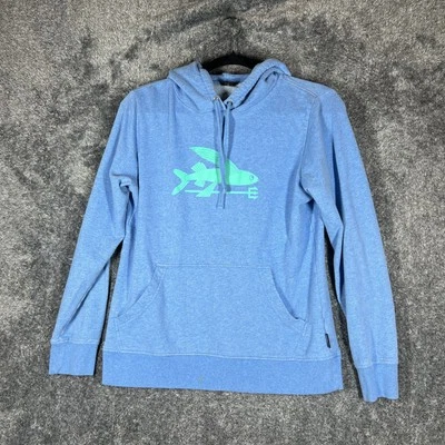 Sudadera con Capucha Patagonia Para Mujer Pequeña Pez Volador Pullover Sudadera Algodón Ligero Foto 1 de 4
