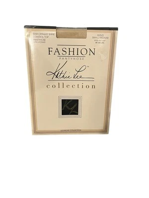 Kathie Lee Collection Semi-Opaque Control Top Pantyhose Gold S/M 95-120 lbs - Image 1 of 4