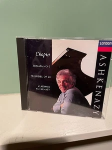 LONDON Chopin ASHKENAZY Sonata/Preludes (CD, 1993, FULL SILVER) 436 821-2 NM- - Bild 1 von 3